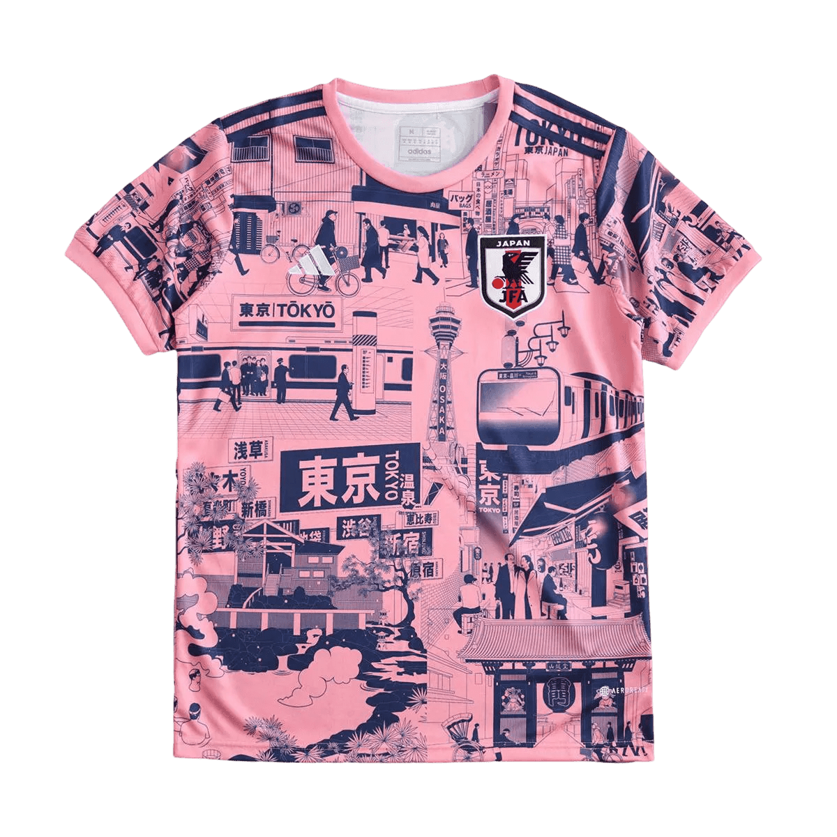 Japan Tokyo Jersey Pink Edition at Nipponkits Store Font view