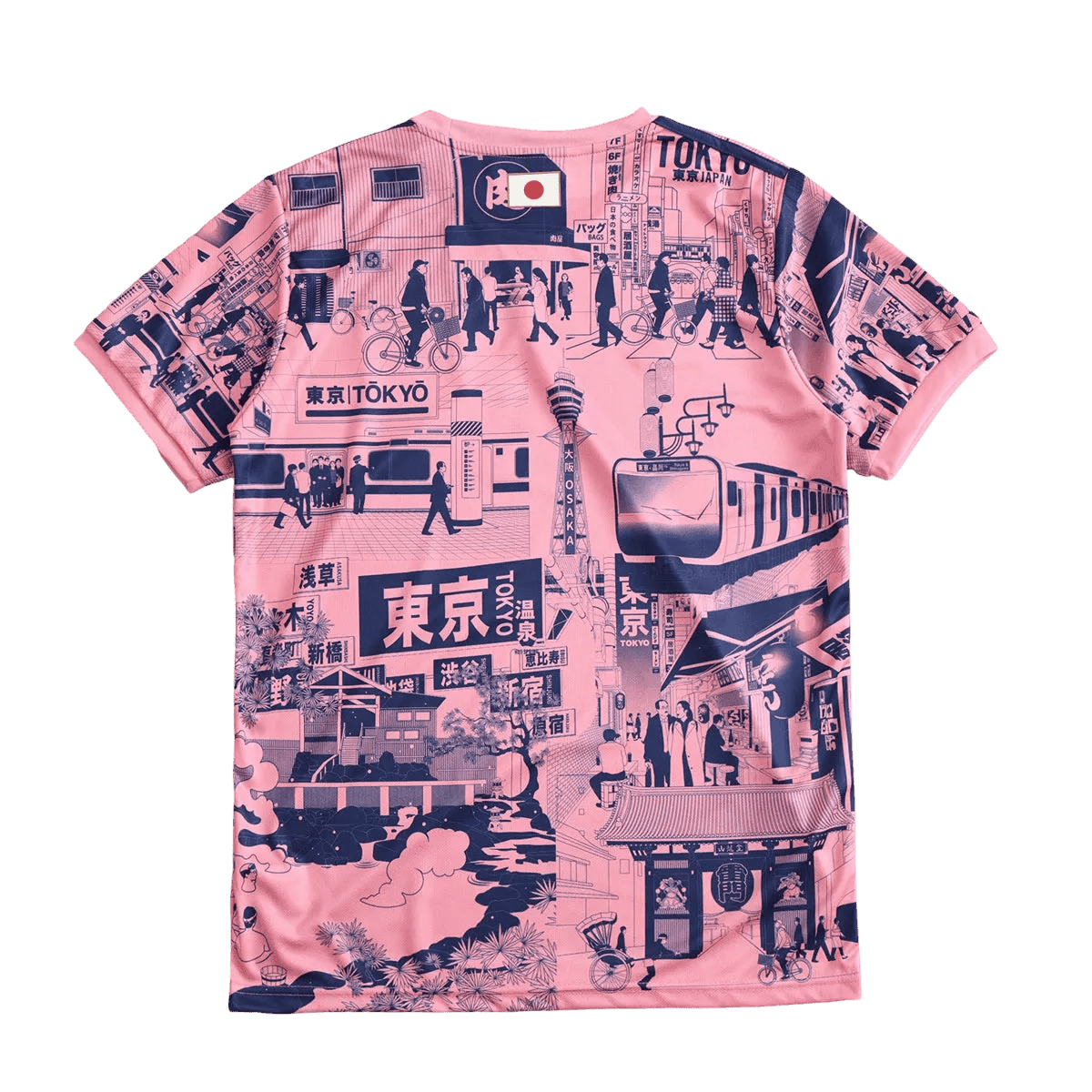 Japan Tokyo Jersey Pink Edition at Nipponkits Store Back view