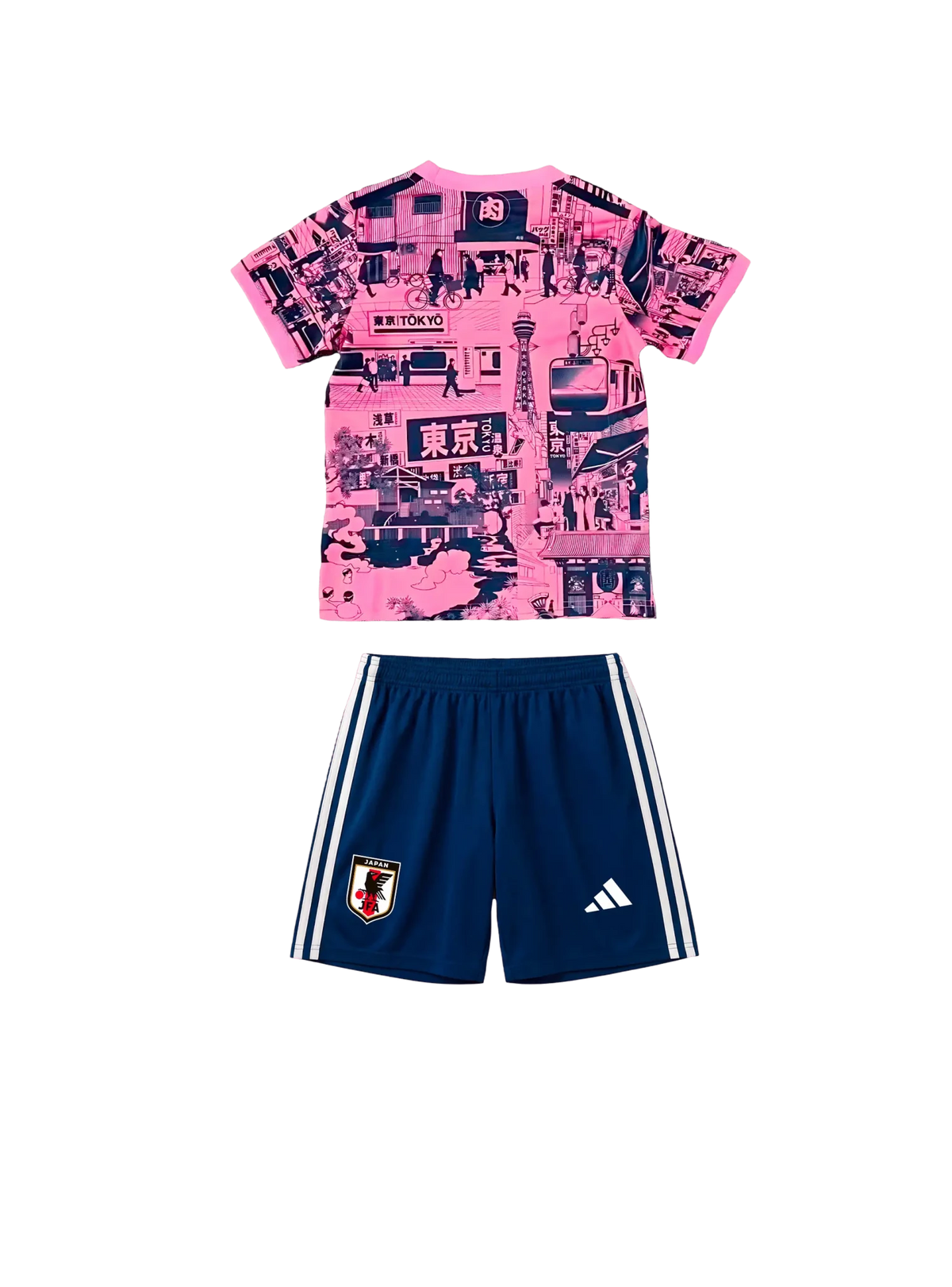 Japan Kids Tokyo Pink Jersey Nipponkits Back