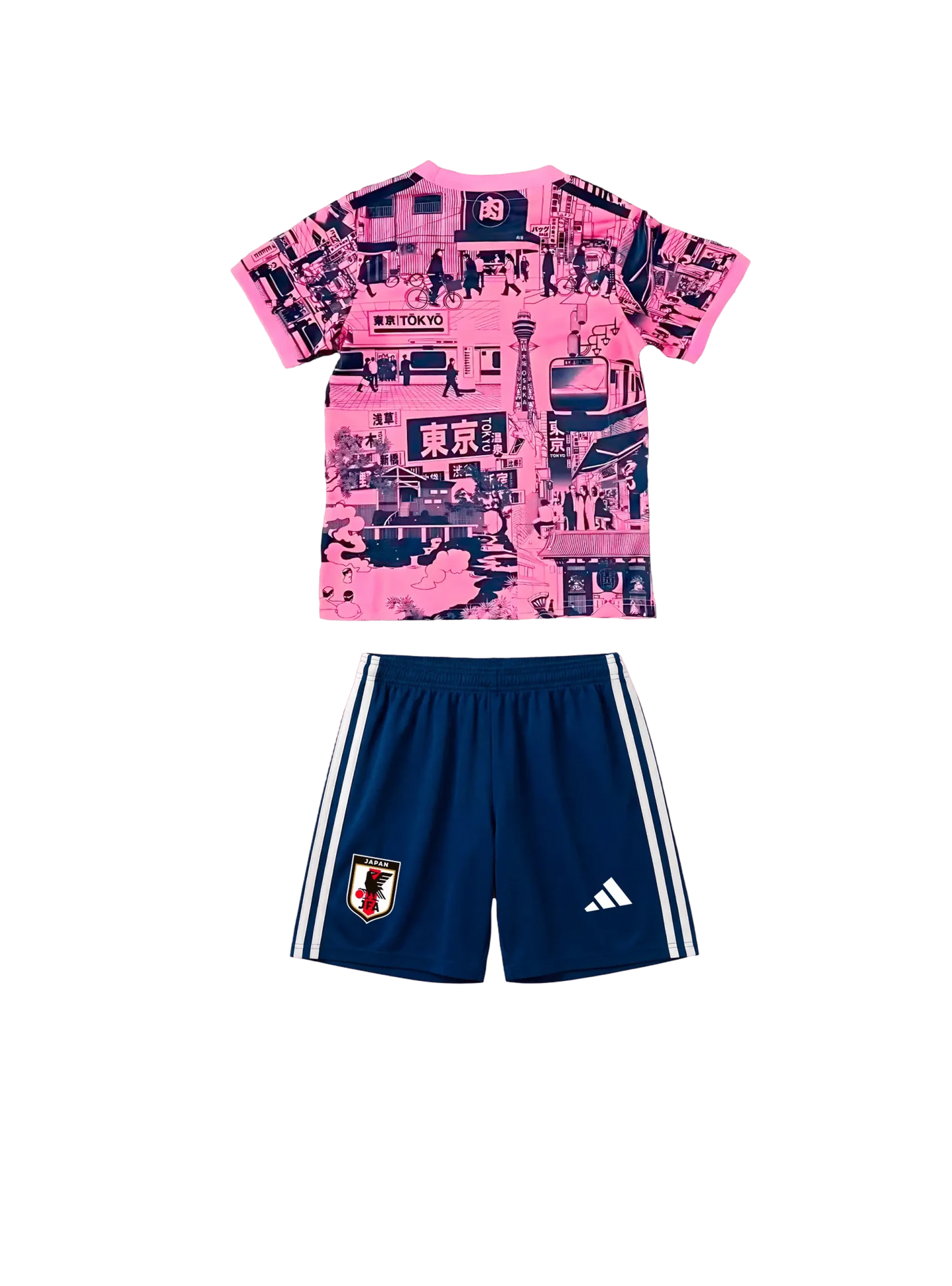 Japan Kids Tokyo Pink Jersey Nipponkits Back