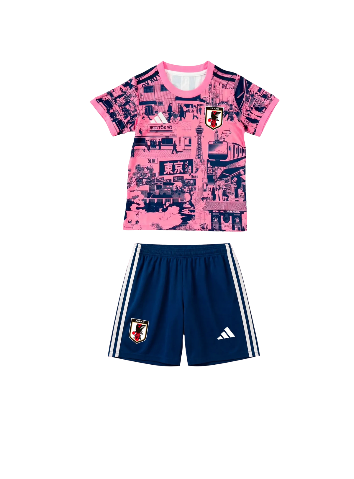 Japan Kids Tokyo Pink Jersey Nipponkits Front