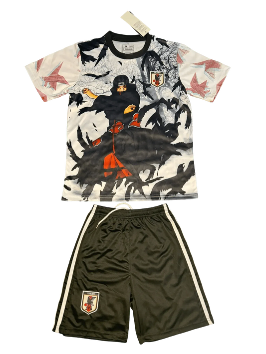 Japan Uchiha Akatsuki kids football kit featuring Itachi Uchiha