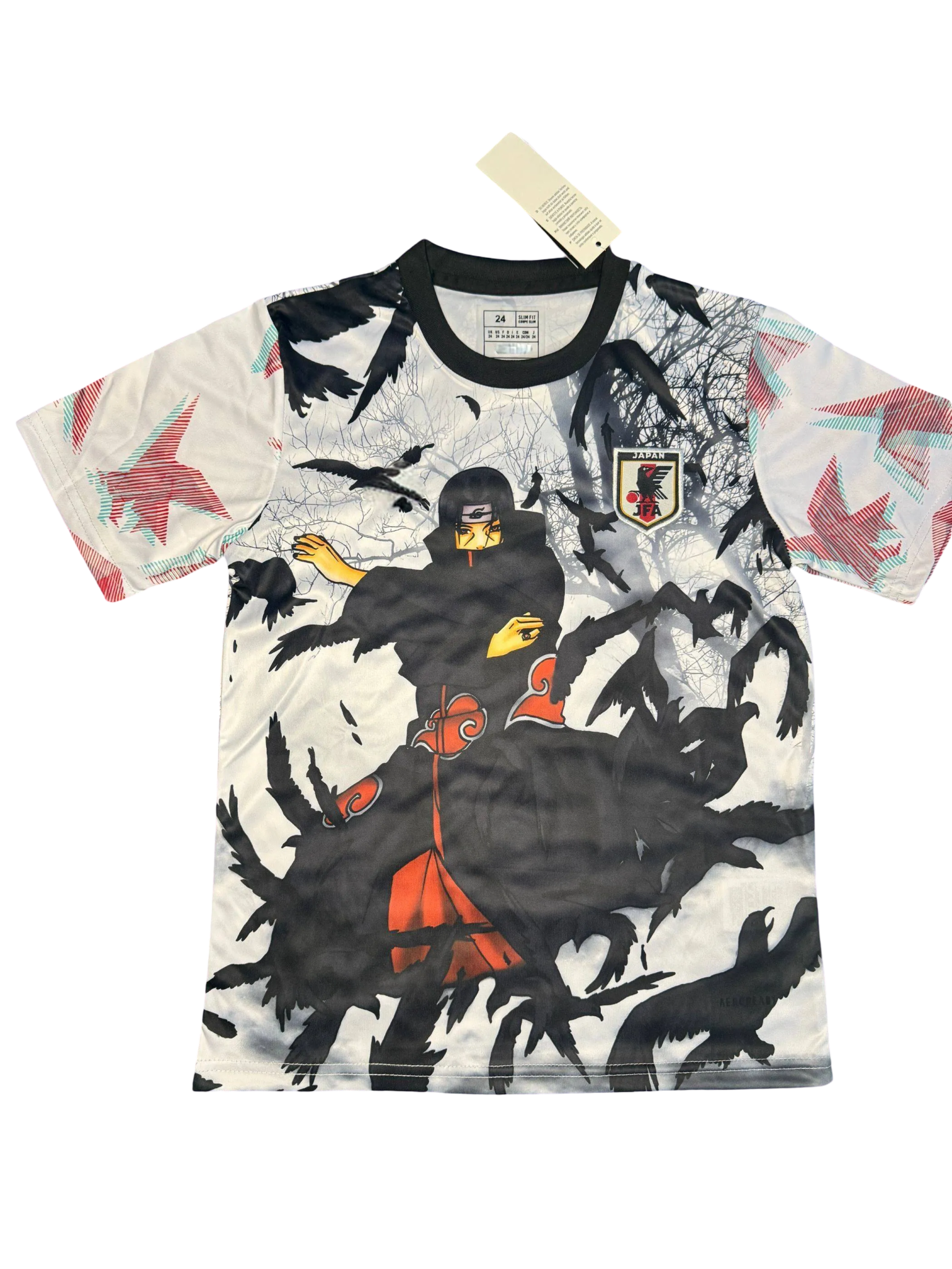 Youth soccer kit inspired by Akatsuki and Naruto anime