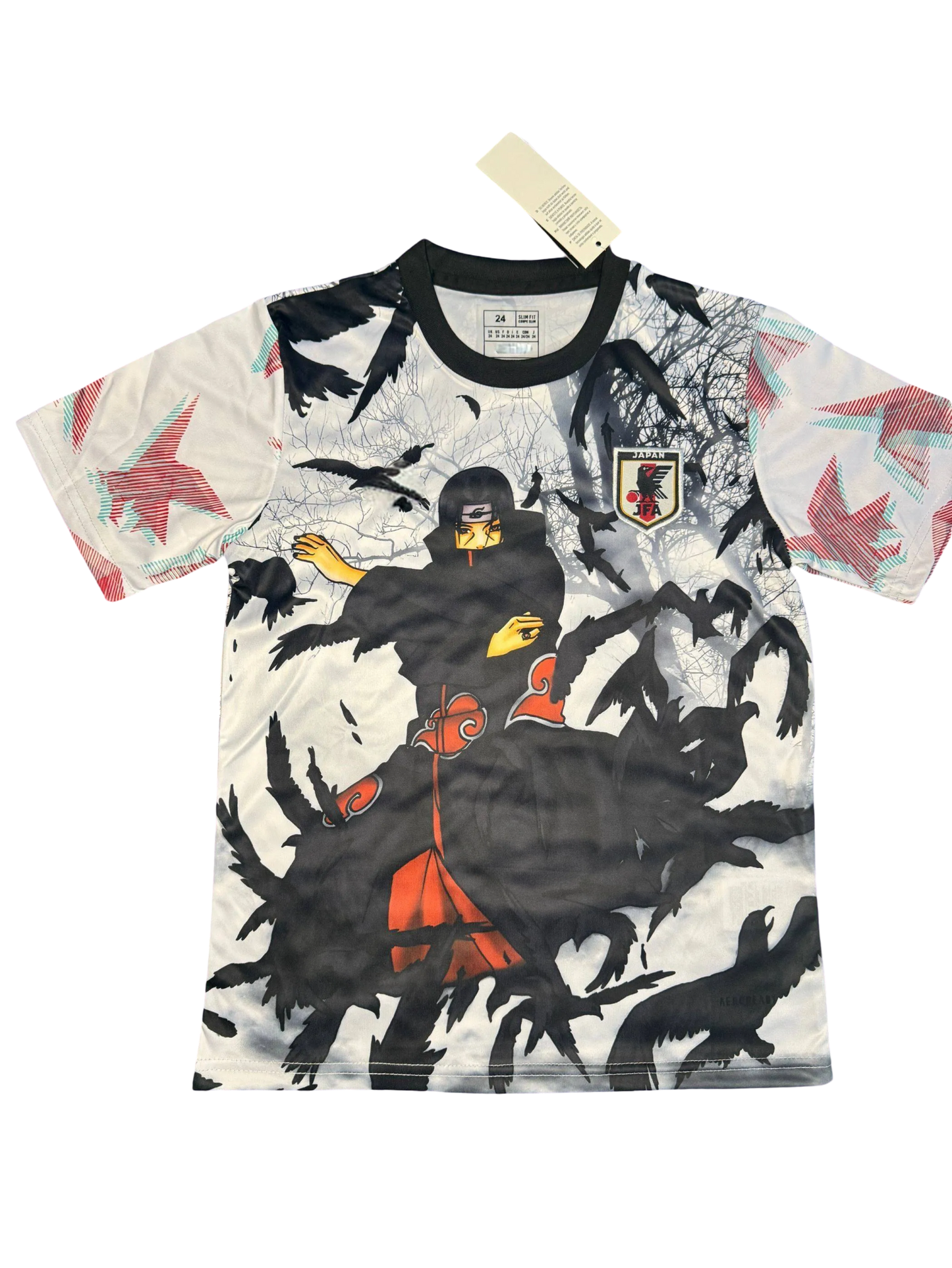 Youth soccer kit inspired by Akatsuki and Naruto anime