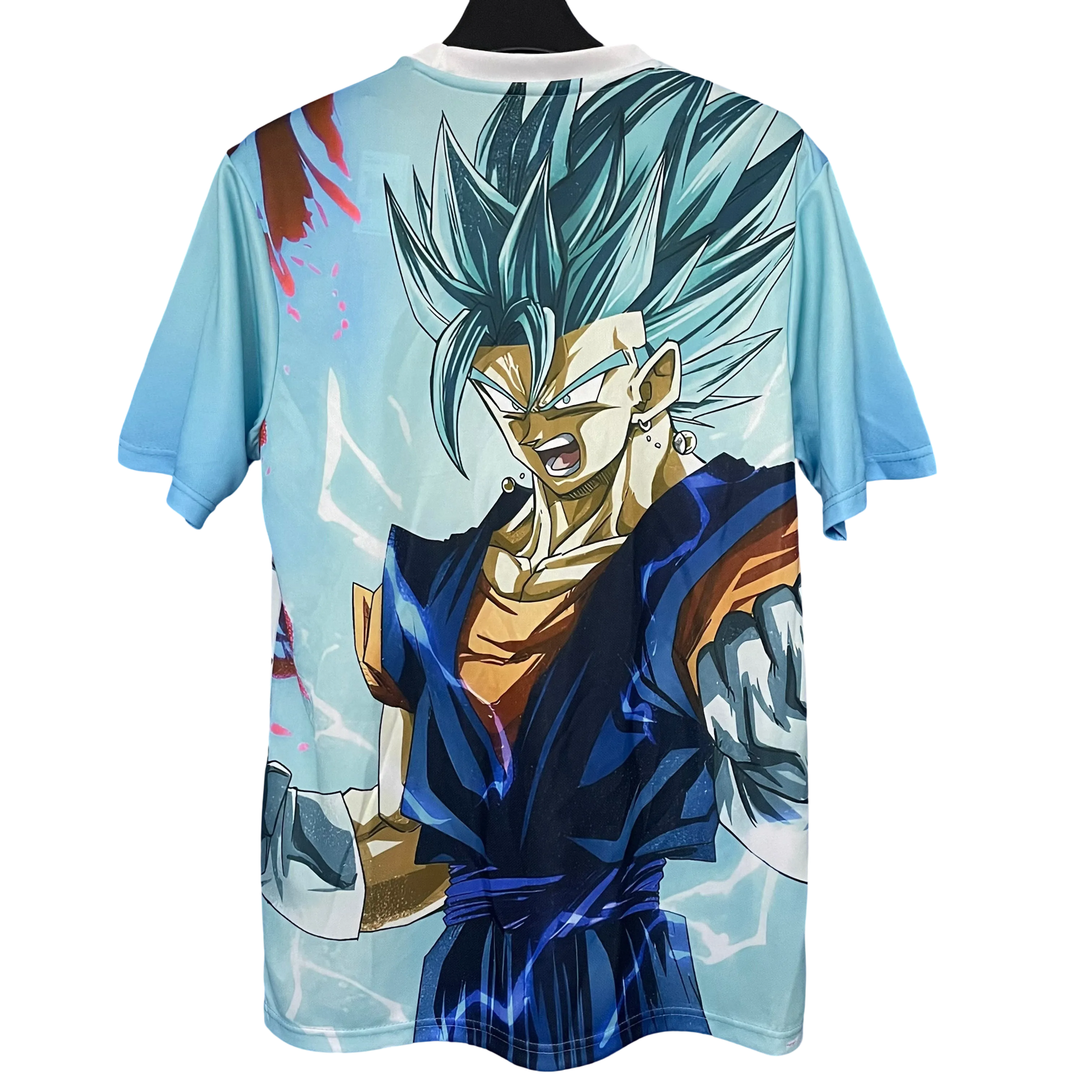 Vegito Blue fusion design on Japan anime soccer jersey – Nipponkits