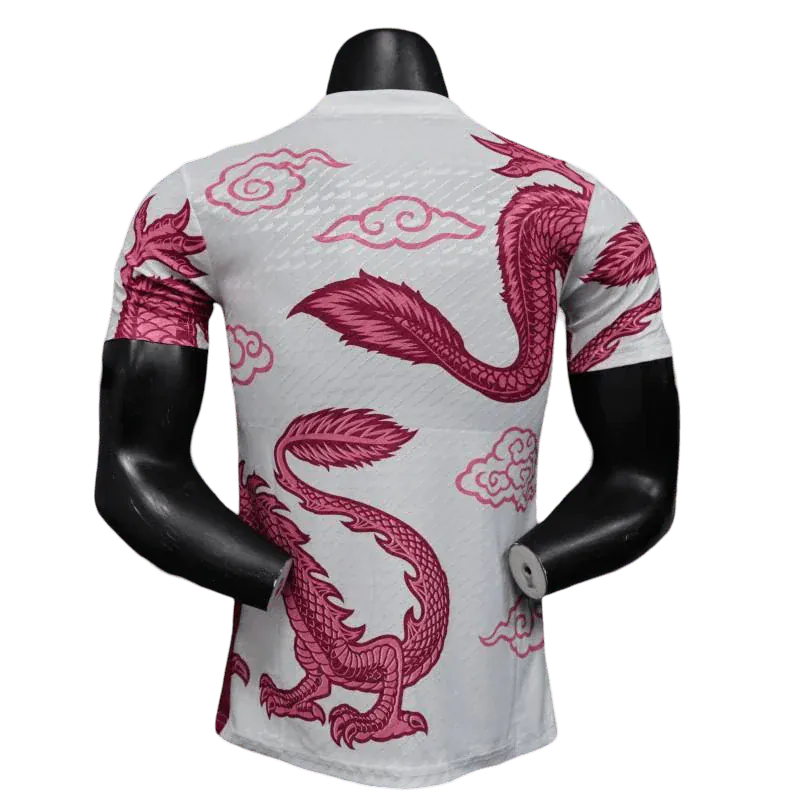 Japan "WHITE WITH PINK DRAGON" Jersey - Japan Special Kits
