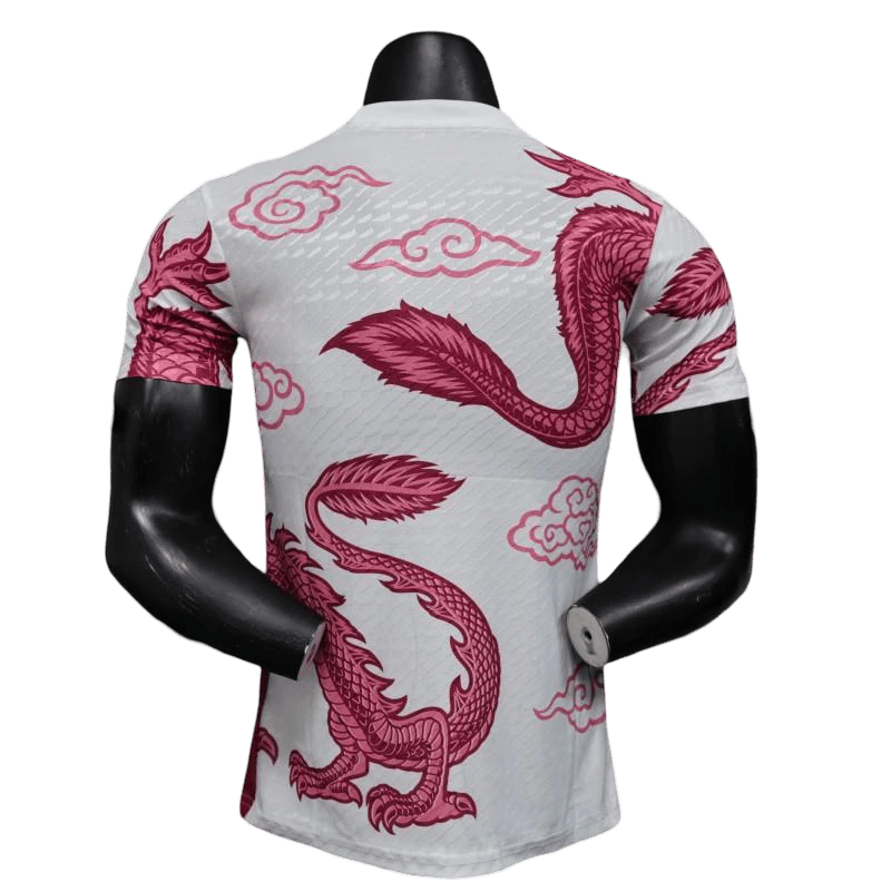 Japan "WHITE WITH PINK DRAGON" Jersey - Japan Special Kits
