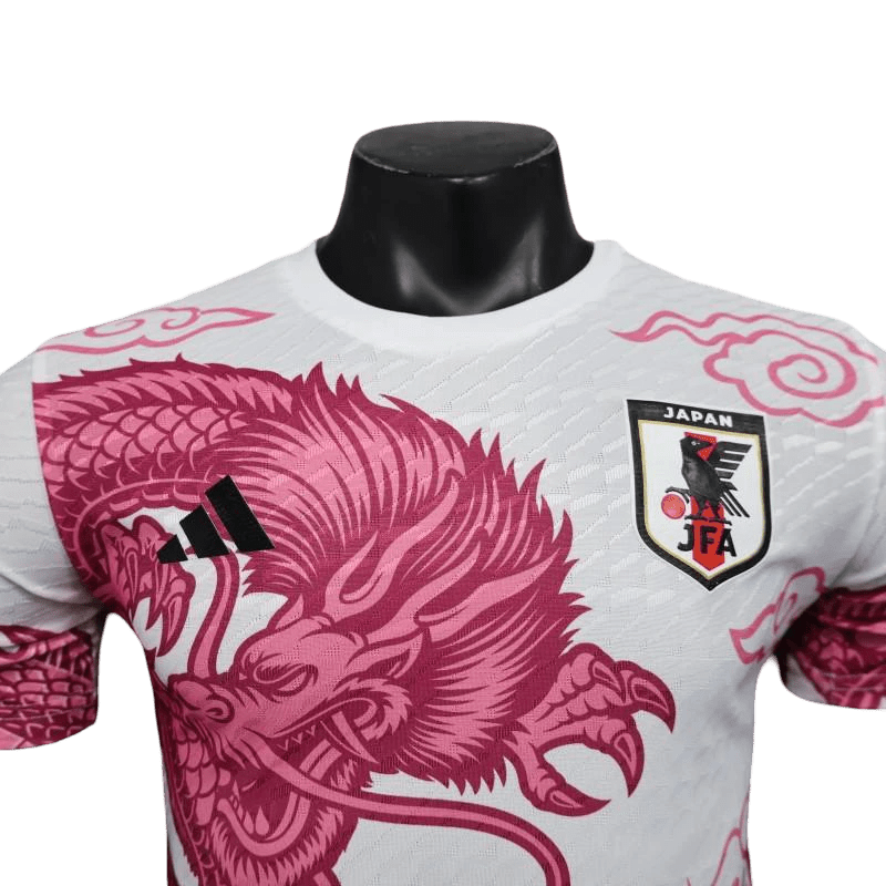 Japan "WHITE WITH PINK DRAGON" Jersey - Japan Special Kits