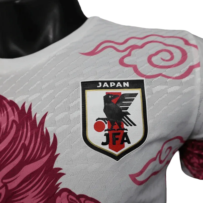 Japan "WHITE WITH PINK DRAGON" Jersey - Japan Special Kits