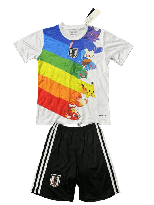 Kids soccer set featuring Pokémon and Japan badge