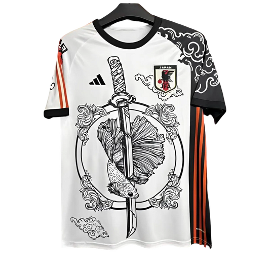Japan White Tsubasa Jersey front view – NipponKits