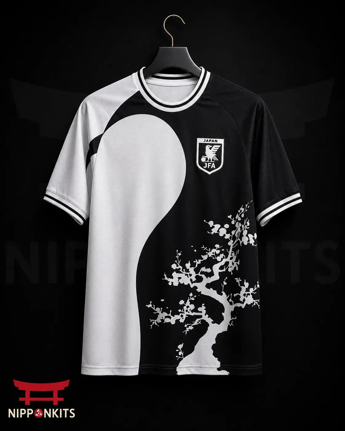 Japan Yin Yang Black White Edition Jersey