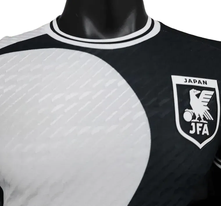 japan black white soccer jersey yin yang design nipponkits