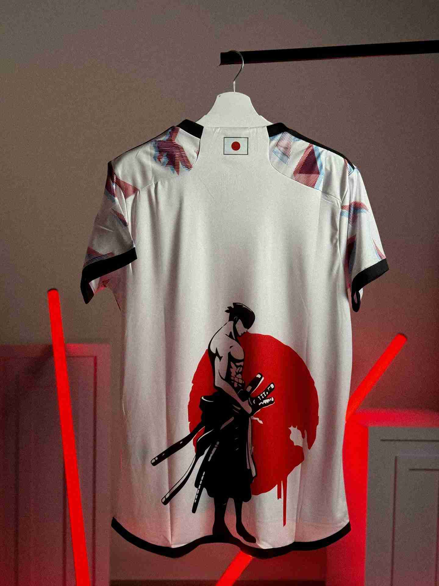 Japan Zoro Red Moon Jersey - One Piece Anime