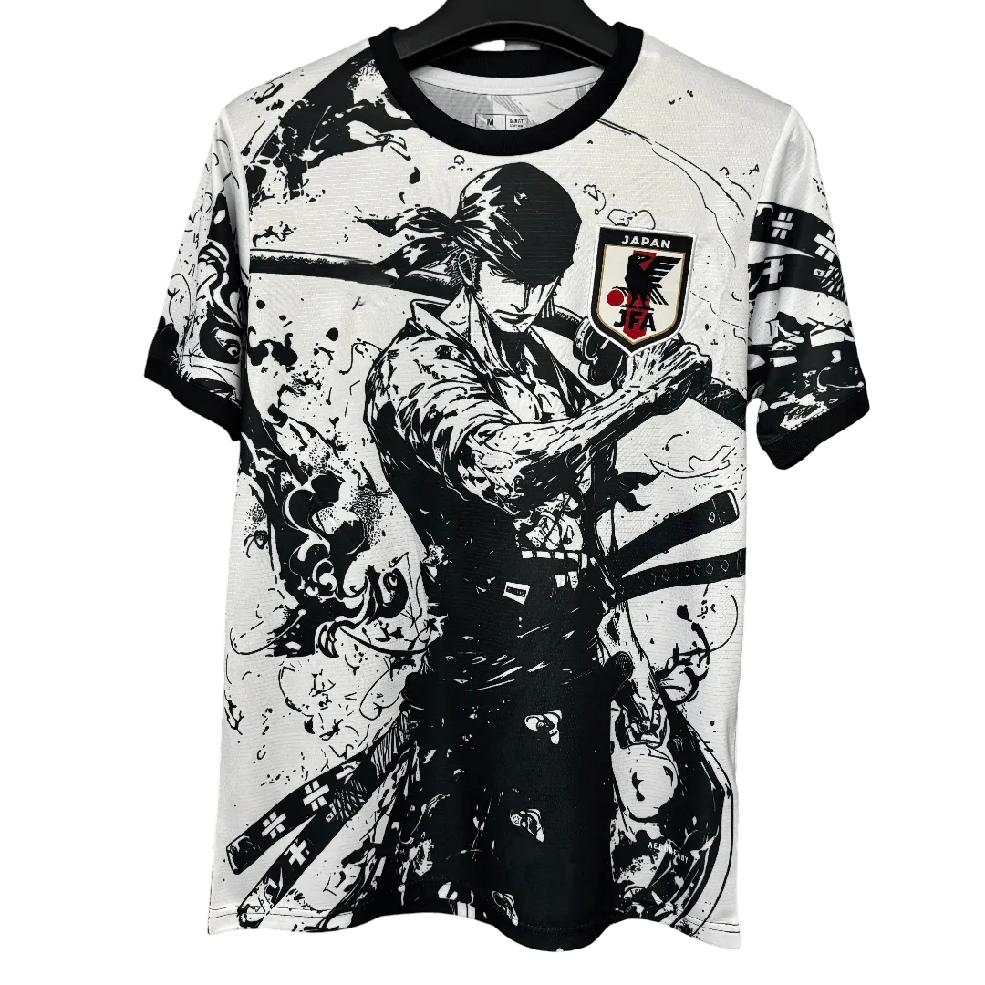 Japan Zoro White and Black Jersey