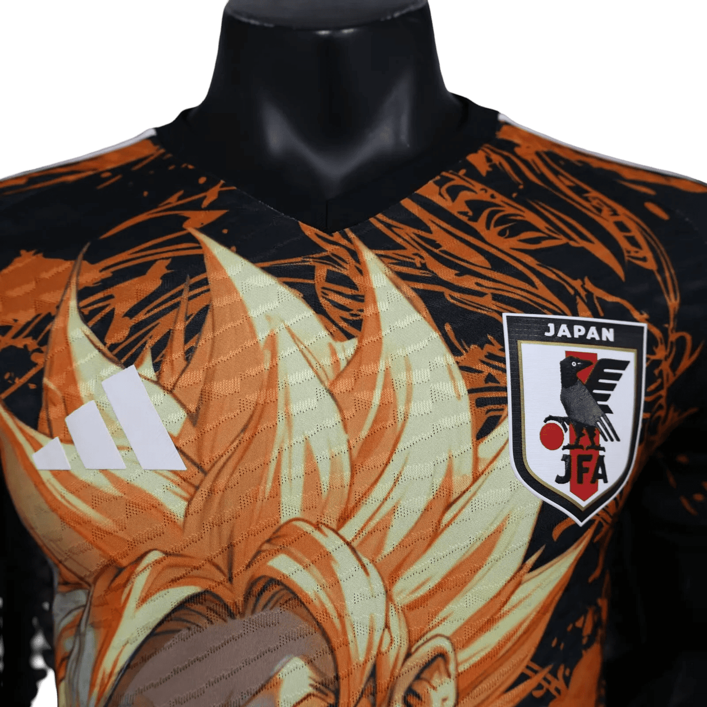 Japan Jersey Goku - Orange Flame Design