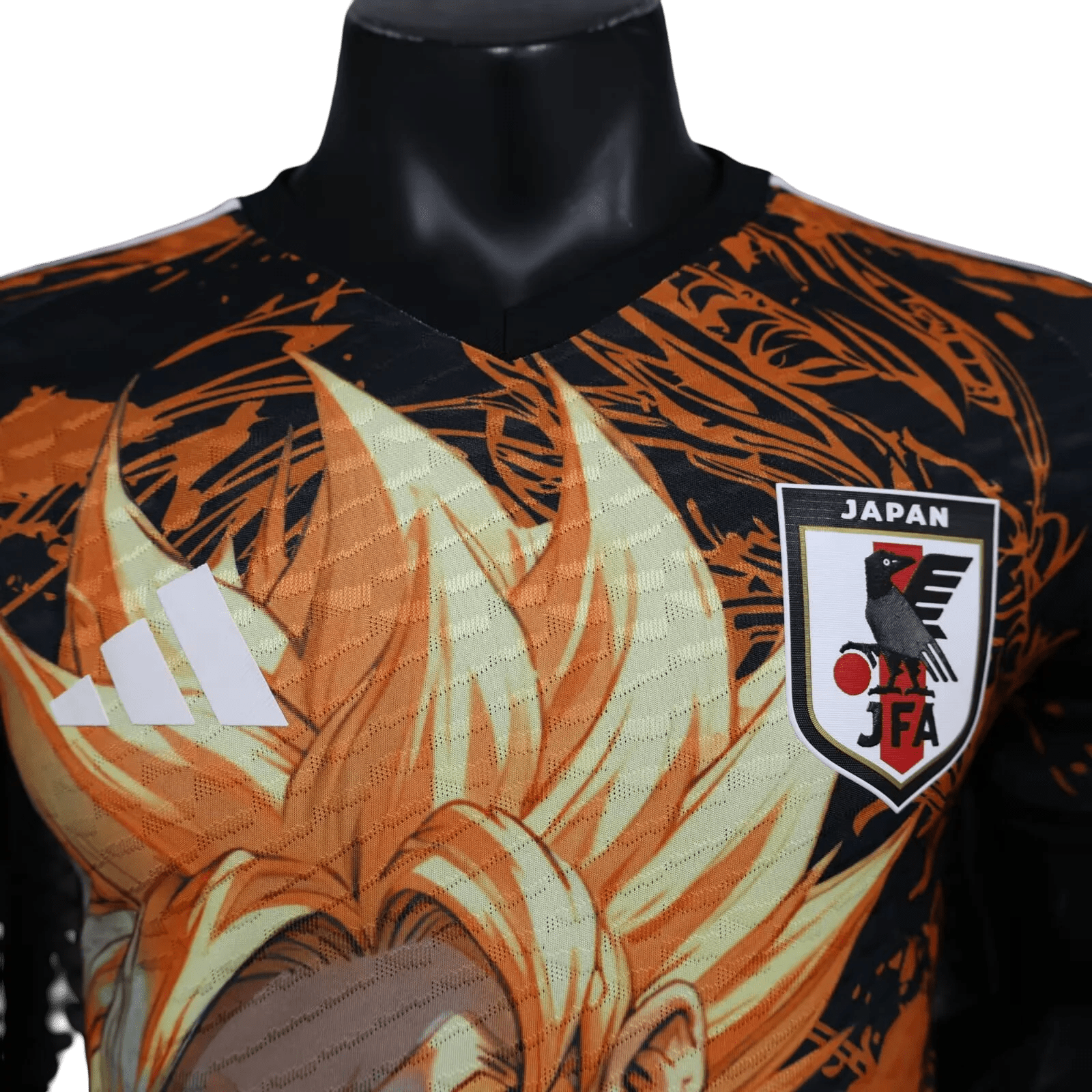 Japan Jersey Goku - Orange Flame Design