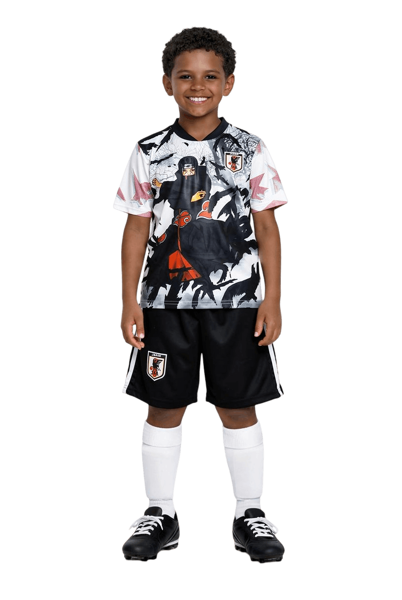 Japan Uchiha Akatsuki Kids Football Kit