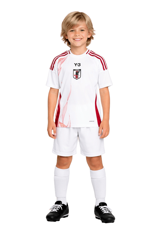 2024 Y3 japan Kids away white jersey 