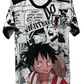japan one piece luffy manga football jersey limited edition