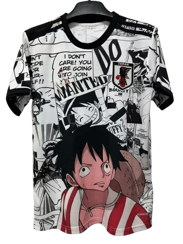 japan one piece luffy manga football jersey limited edition
