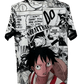 japan anime soccer jersey with luffy wanted poster design
