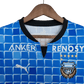 Kawasaki frontale blue jersey 22/23 home kit Puma seven stripes grid pattern