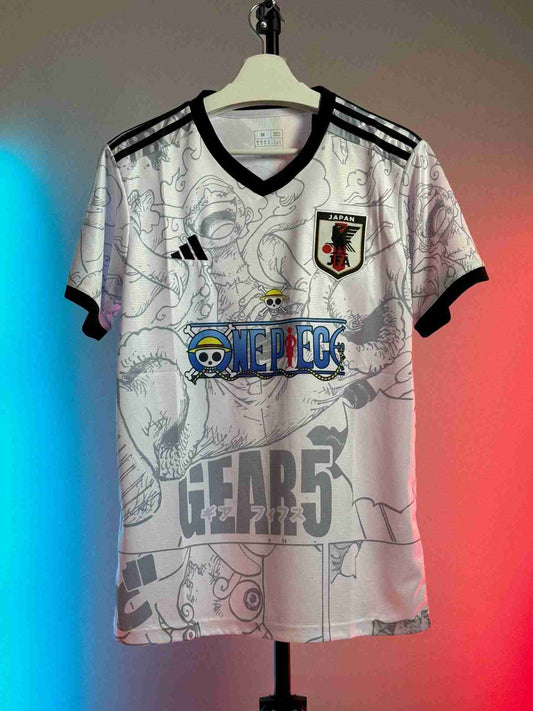 Luffy Gear 5 Jersey - Japan football shirt anime One piece Front