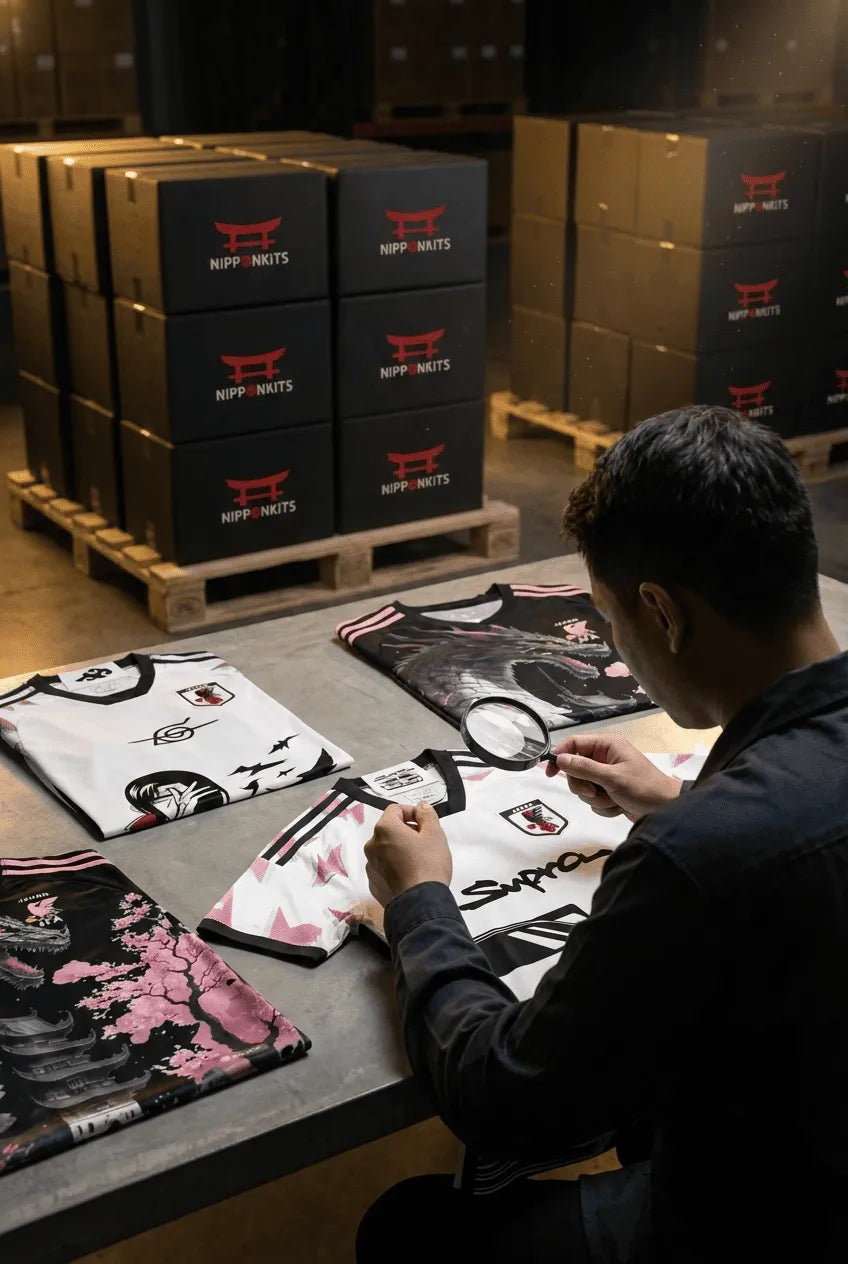 Quality Check of Japan jerseys and Anime jerseys on Nipponkits Wearhouse
