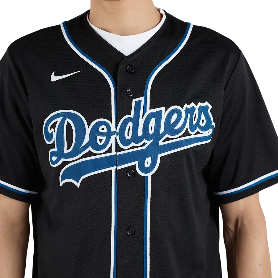 Shohei Ohtani black jersey Dodgers alternate design championship NIPPONKITS