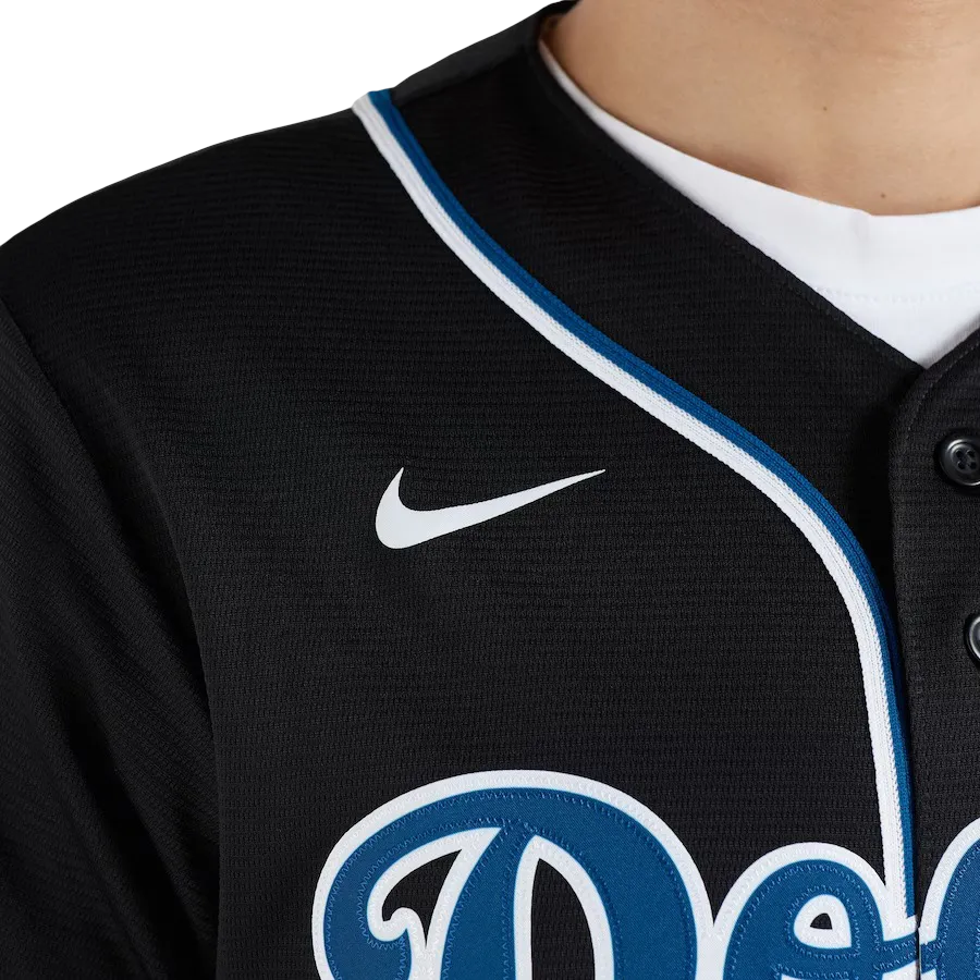 Ohtani jersey black Dodgers alternate uniform premium fabric NIPPONKITS