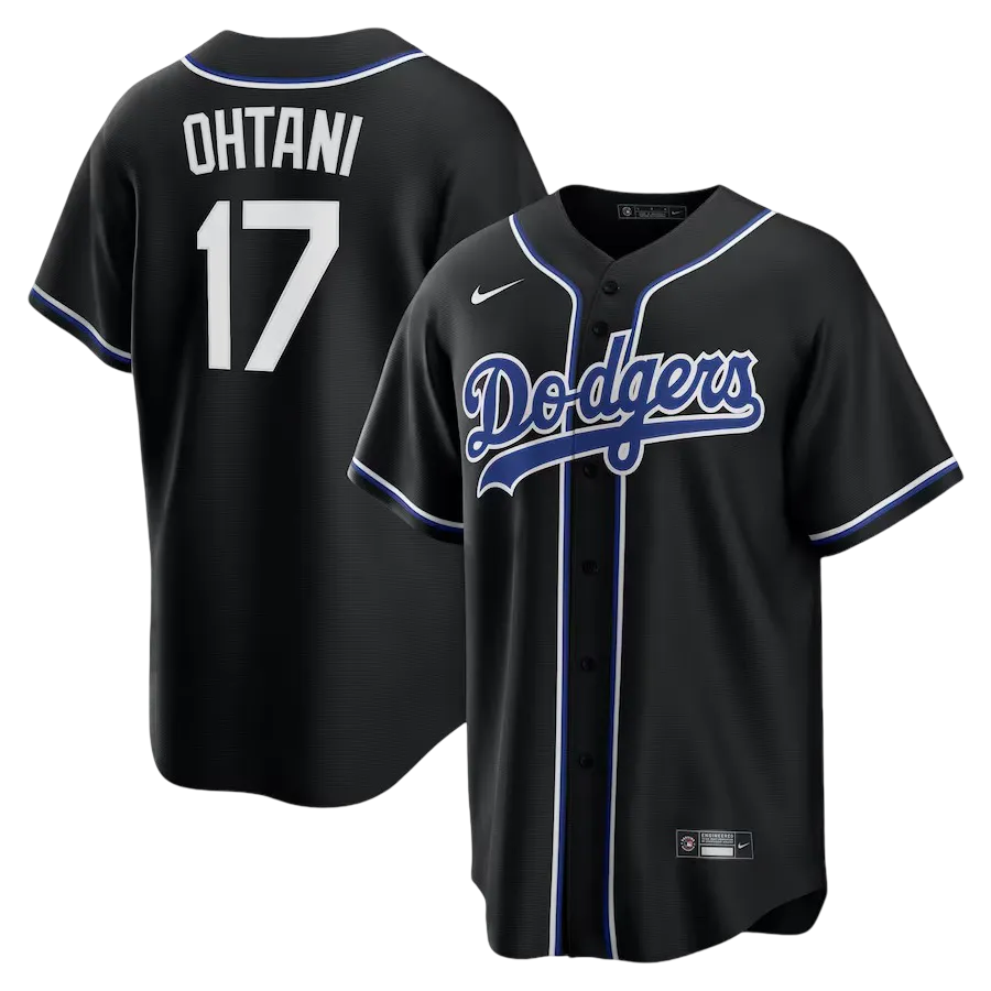 Black Dodgers jersey Ohtani alternate edition professional quality NIPPONKITS