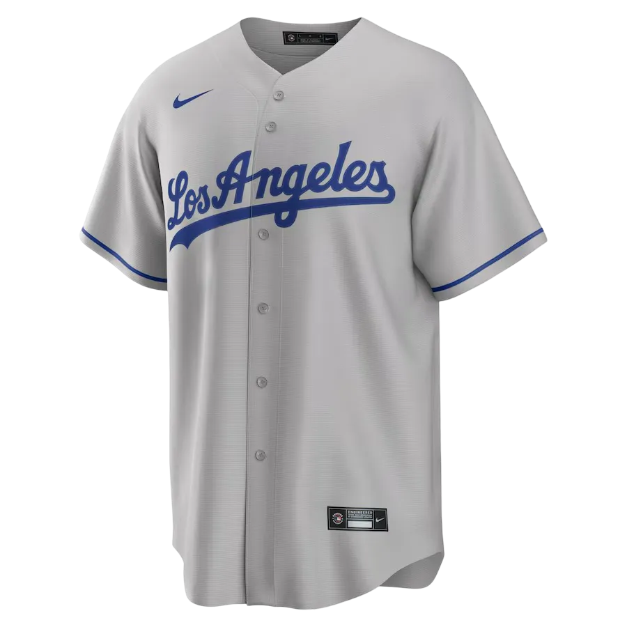 Ohtani Dodgers 2025 away gray jersey Los Angeles script road champion edition NIPPONKITS
