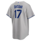 Dodgers away jersey Ohtani 2025 gray road design championship quality construction NIPPONKITS