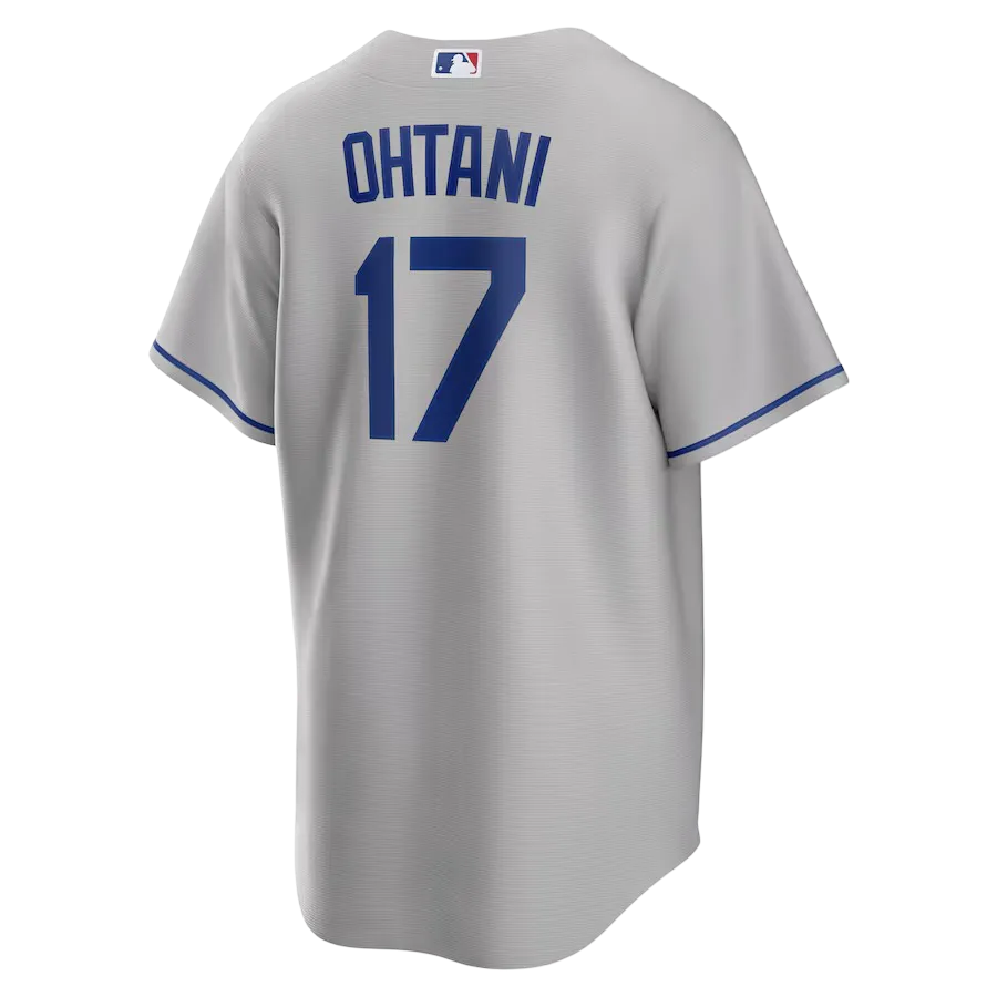 Dodgers away jersey Ohtani 2025 gray road design championship quality construction NIPPONKITS