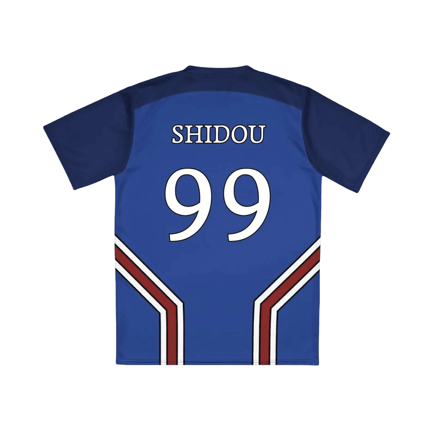 PXG Blue Lock  jersey with 'SHIDOU' and number '99' on a white background