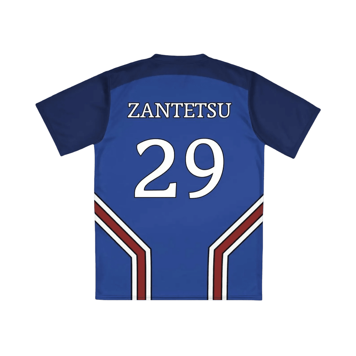 PXG Blue Lock jersey with 'ZANTETSU' and number '29' on a white background