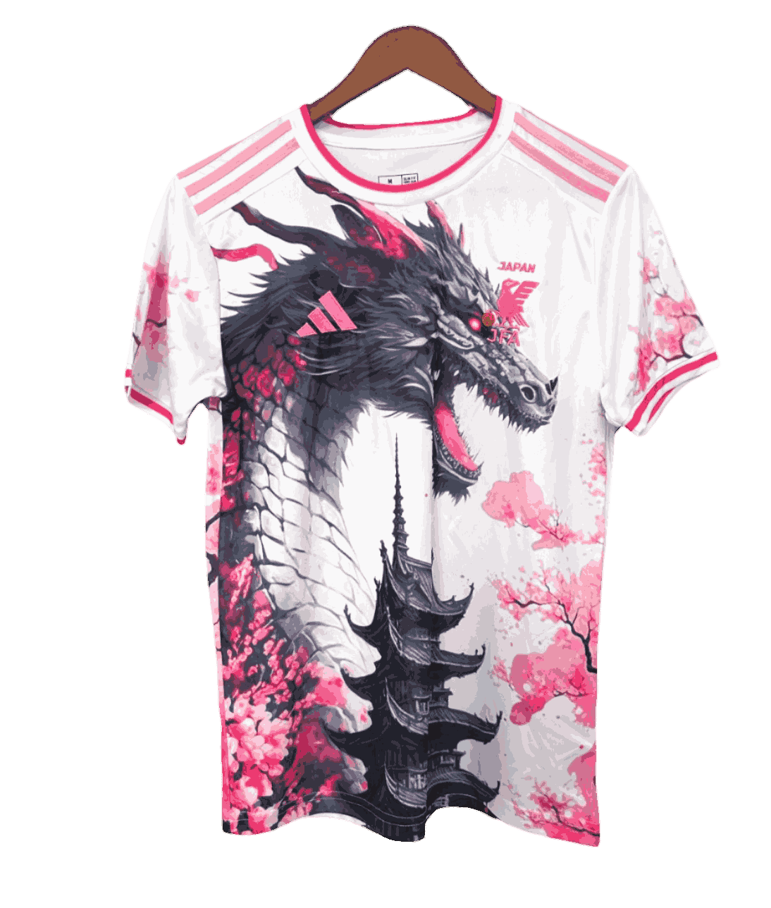 Maillot Japon Sakura Dragon Blanc