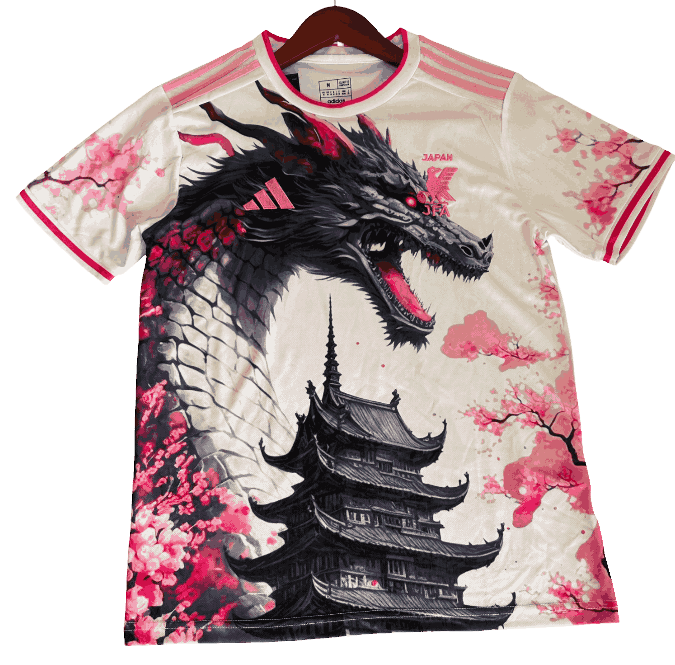 Maillot Japon Sakura Dragon Blanc