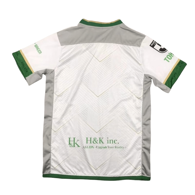 J league jersey Tokyo Verdy 24/25 away white authentic NICIGAS Athleta design