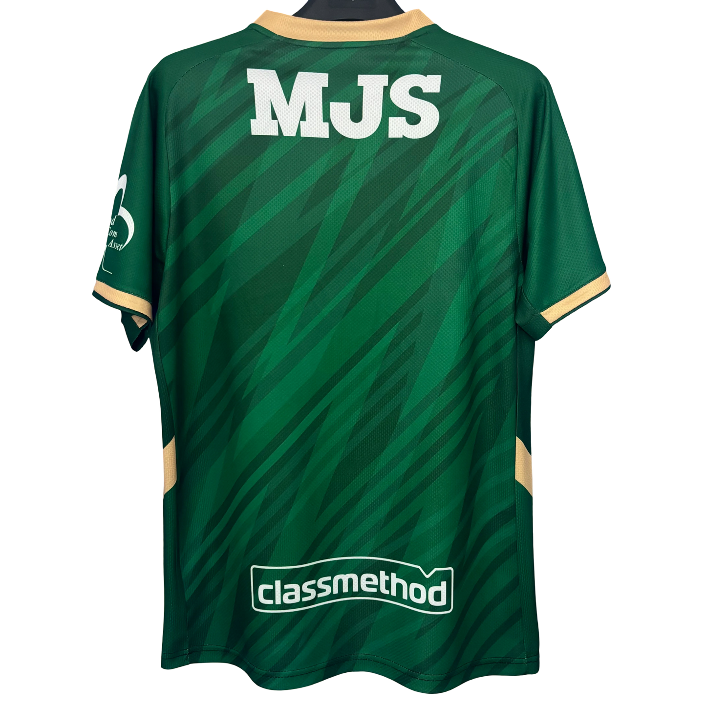 Tokyo Verdy 2025/26 Home Jersey back view with sponsors MJS and Classmethod