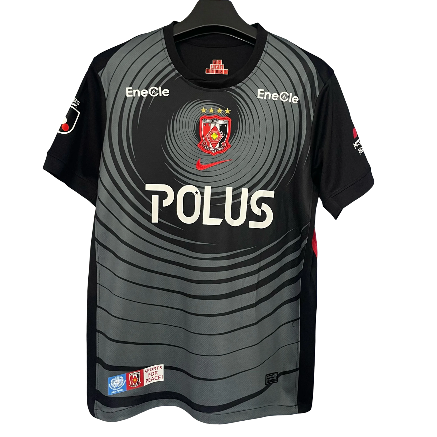 Urawa Red Diamonds 2025/26 Third Football Jersey red and black fan edition