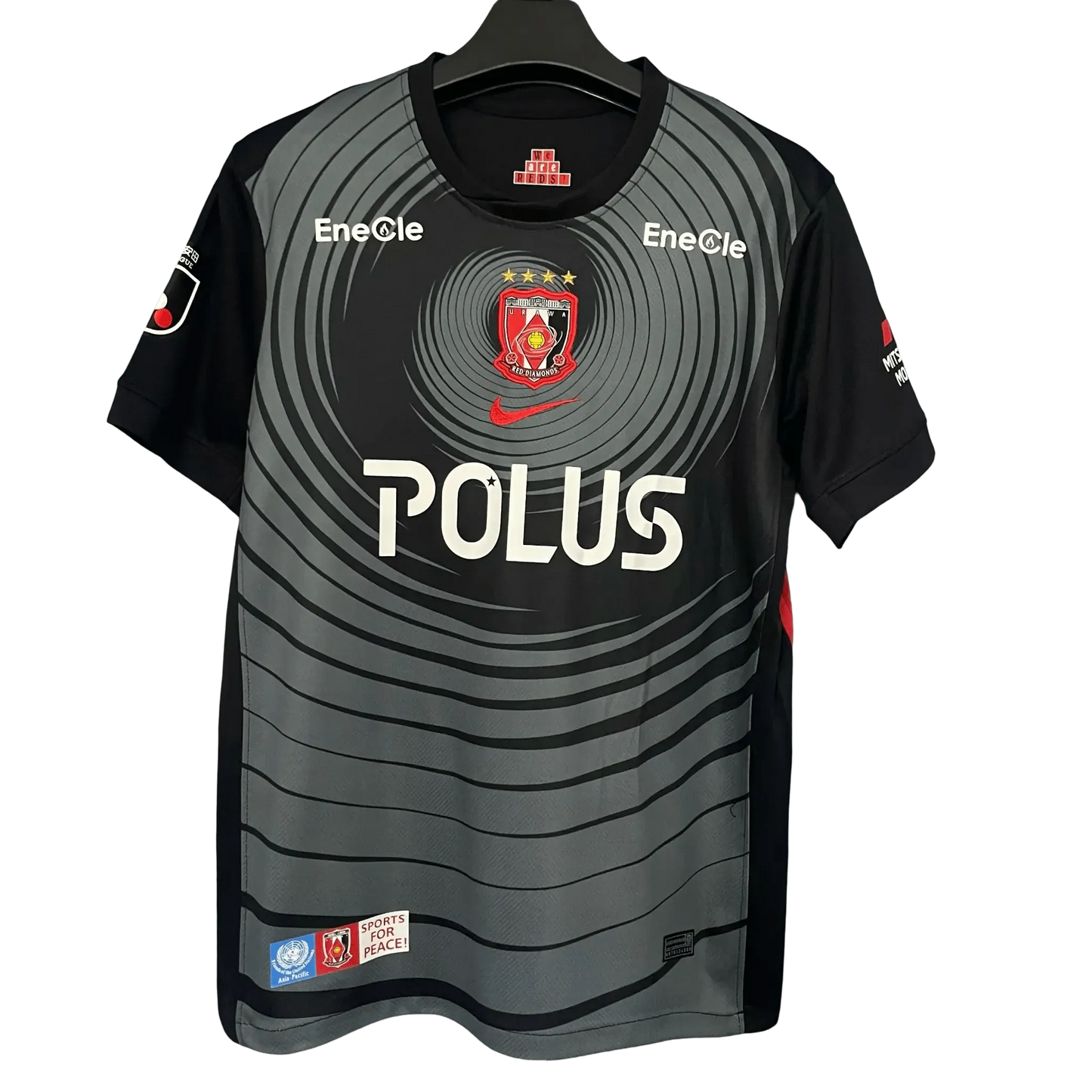 Urawa Red Diamonds 2025/26 Third Football Jersey red and black fan edition