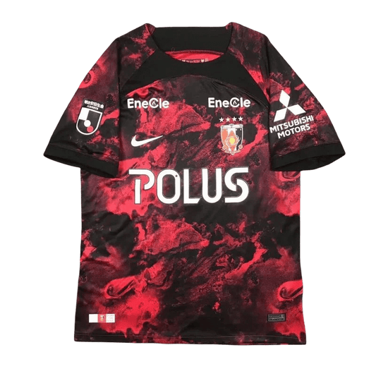 Urawa red diamonds jersey 24/25 home grunge artistic design POLUS EneOle Mitsubishi
