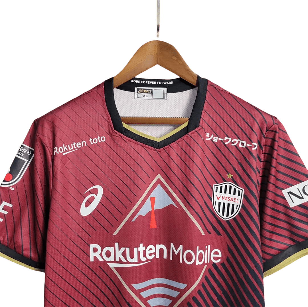 Vissel home jersey 2023-24 osako championship collection j1 league maroon NIPPONKITS excellence