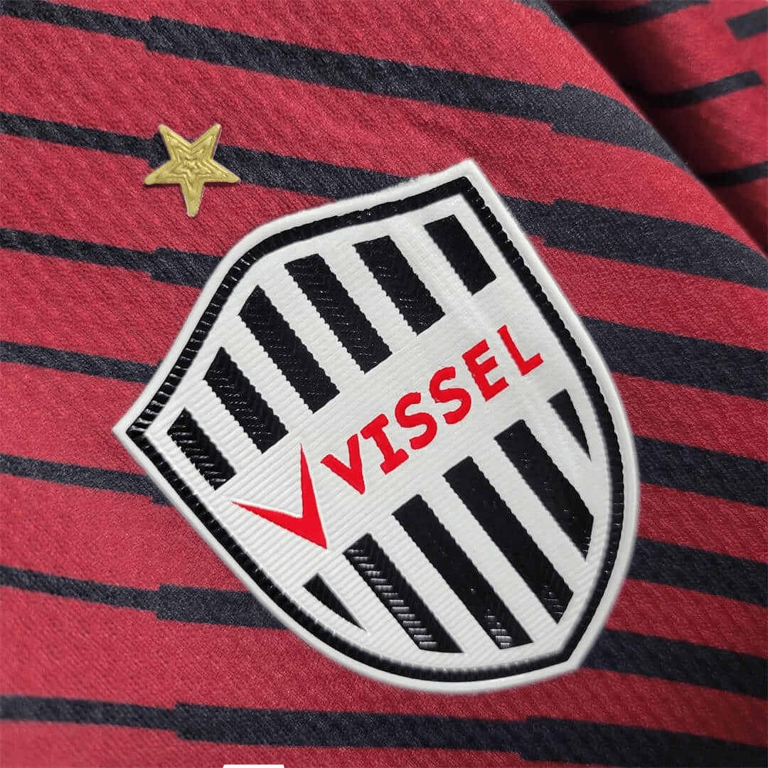 Maroon home jersey vissel osako distinctive championship design noevir stadium NIPPONKITS j1 league