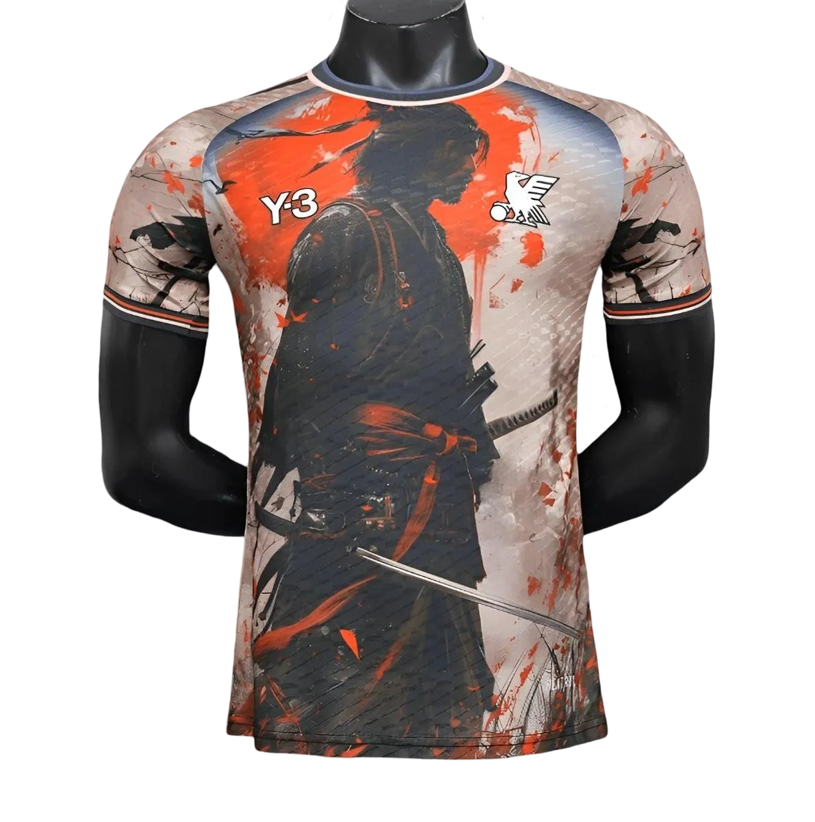 Y3 Japan Samurai Red Jersey front view – NipponKits

