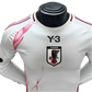 White Japan football jersey with red sash – NipponKits