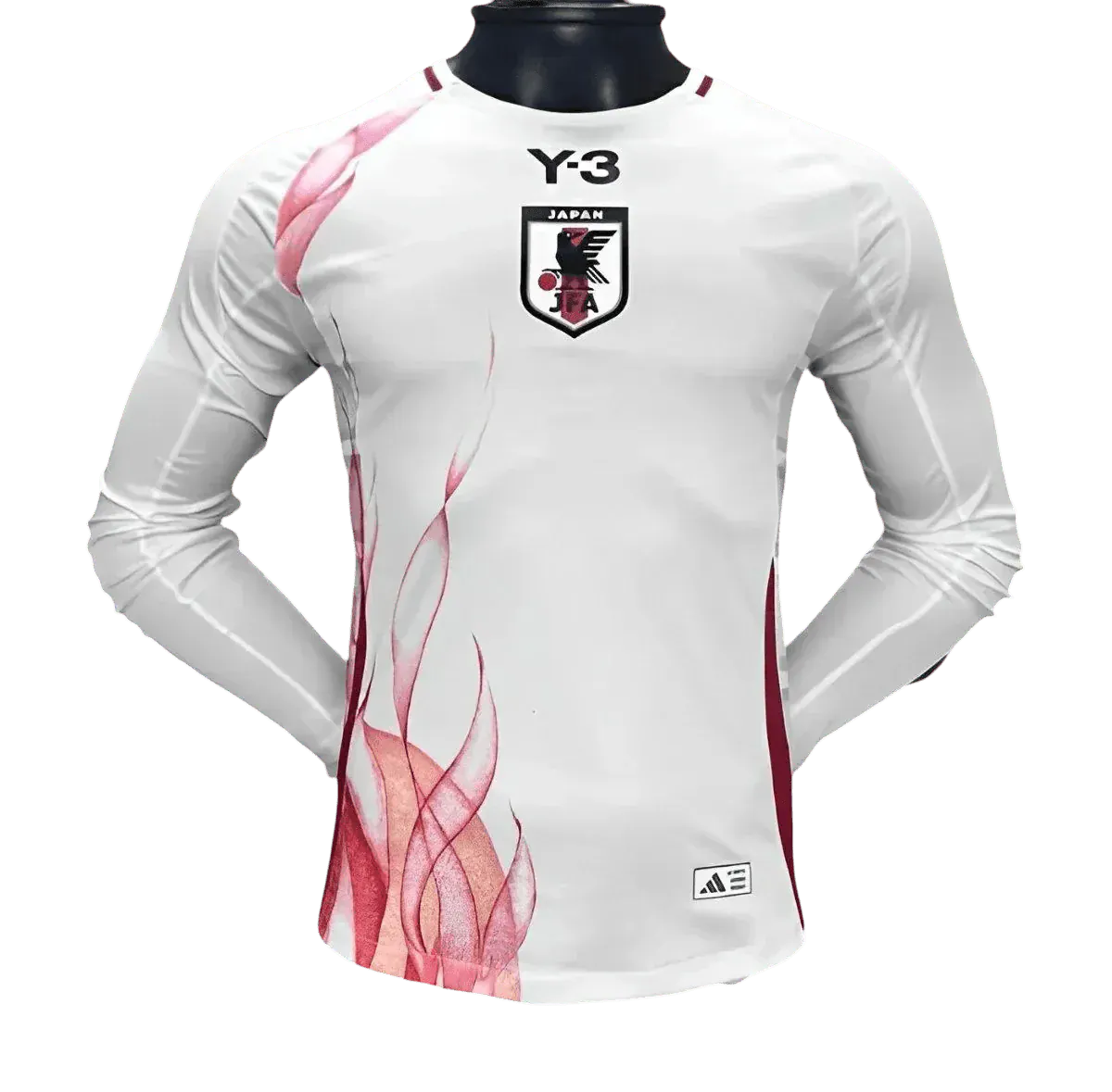 Y3 Japan White Long Sleeve Jersey front view – NipponKits
