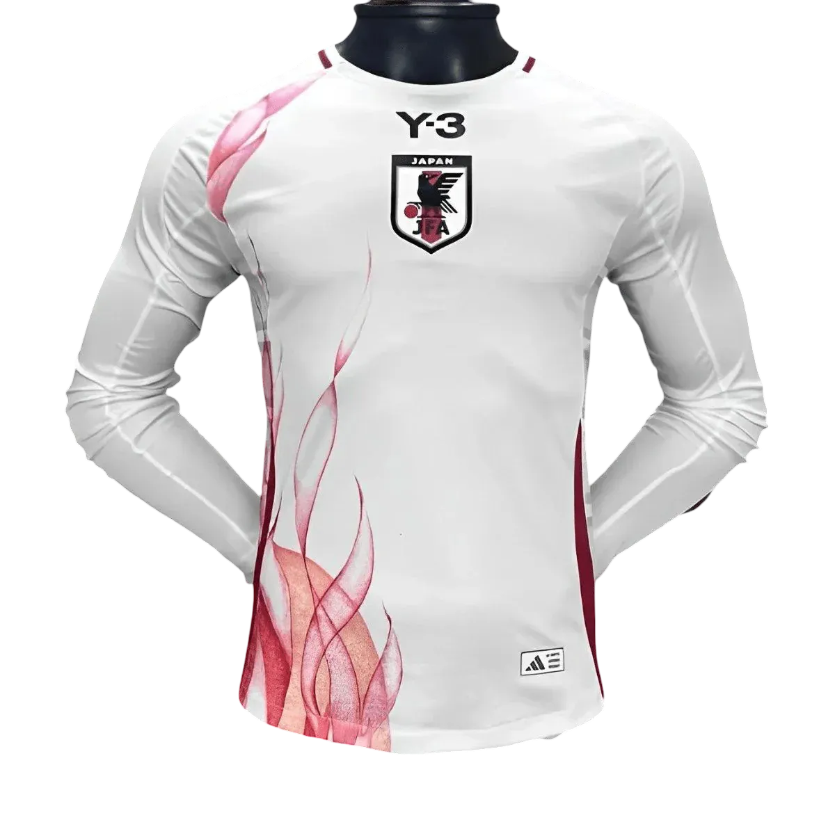 Y3 Japan White Long Sleeve Jersey front view – NipponKits
